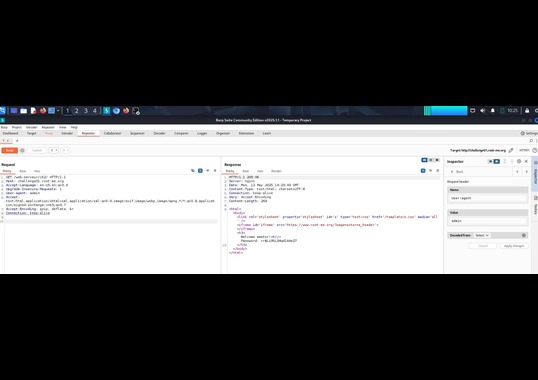 capture de la page d'accueil